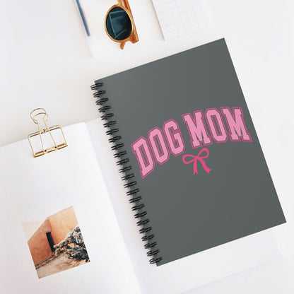 Dog Mom Spiral Notebook – Cute & Practical Gift for Dog Lovers