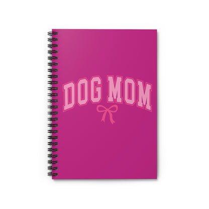 Dog Mom Spiral Notebook – Cute & Practical Gift for Dog Lovers