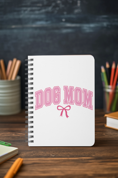 Dog Mom Spiral Notebook – Cute & Practical Gift for Dog Lovers