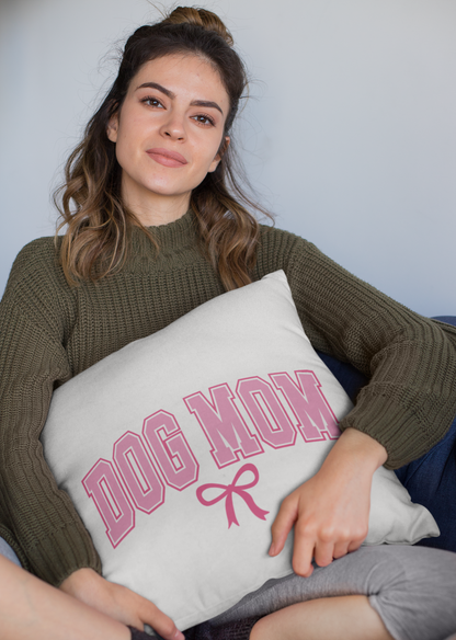 Dog Mom Pillow – Cozy Gift for Proud Dog Moms & Pet Lovers