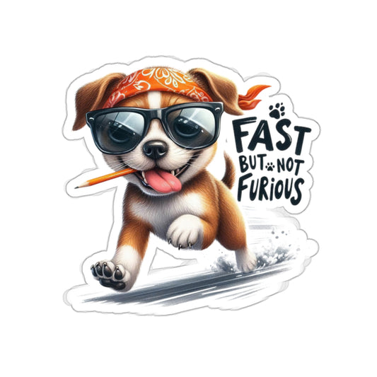 Fast But Not Furious Sticker – Funny Gift for Car & Speed Lovers