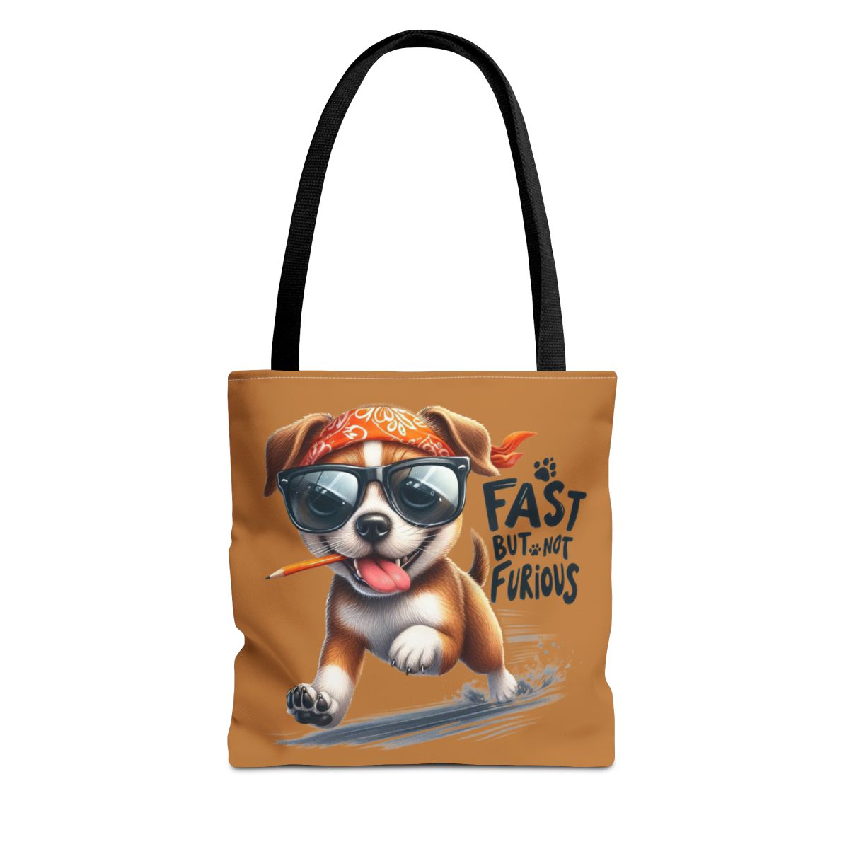 Fast But Not Furious Tote Bag – Funny Gift for Dog Lovers