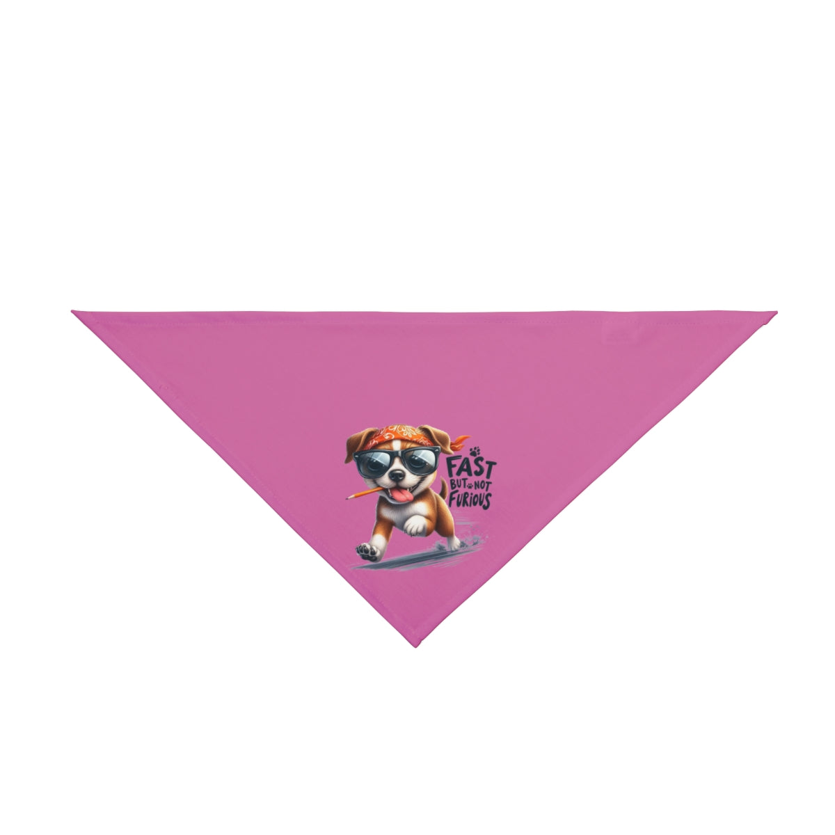 Fast But Not Furious Dog Bandana – Funny & Stylish Pet Accessory