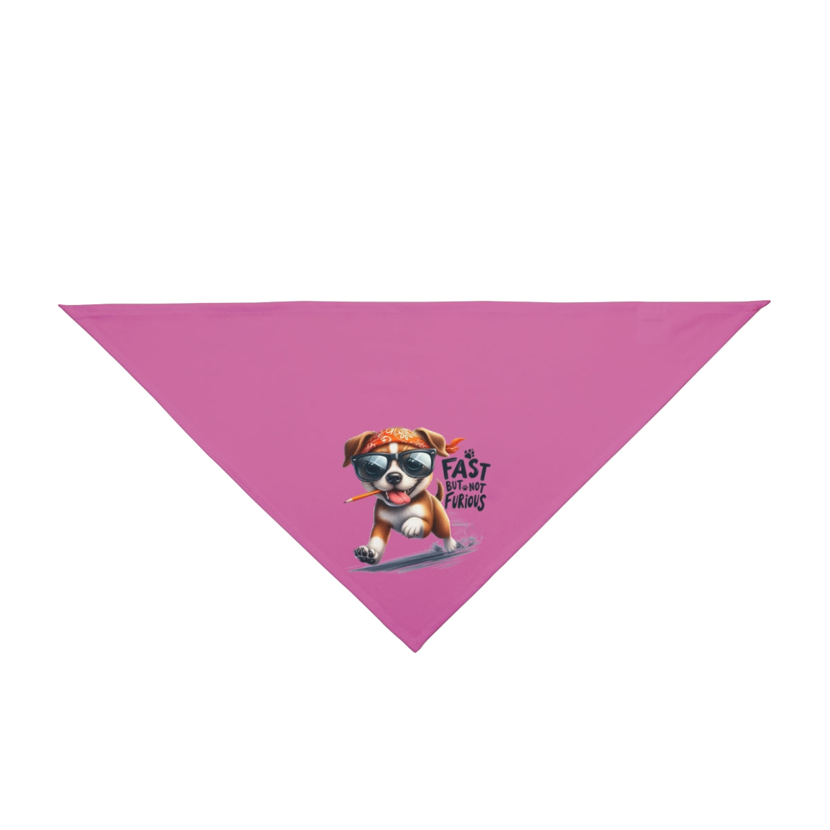 Fast But Not Furious Dog Bandana – Funny & Stylish Pet Accessory