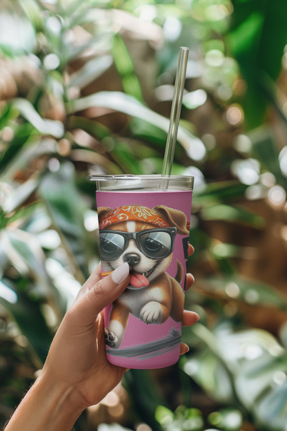 Fast But Not Furious Tumbler – 20oz Insulated Funny Dog Lover Gift