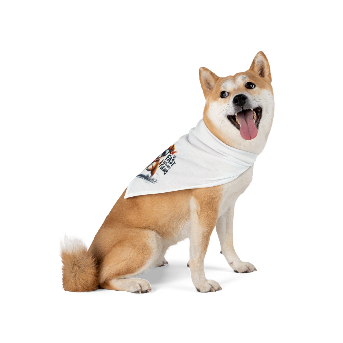 Fast But Not Furious Dog Bandana – Funny & Stylish Pet Accessory