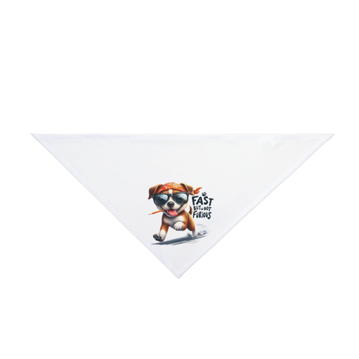 Fast But Not Furious Dog Bandana – Funny & Stylish Pet Accessory