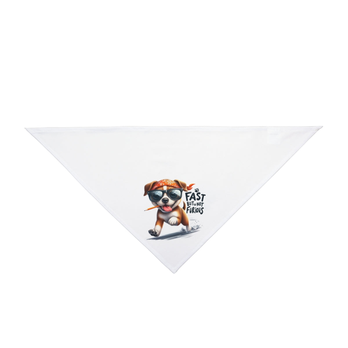 Fast But Not Furious Dog Bandana – Funny & Stylish Pet Accessory