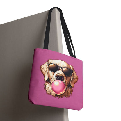 Golden-with-Gum-white-Tote Bag