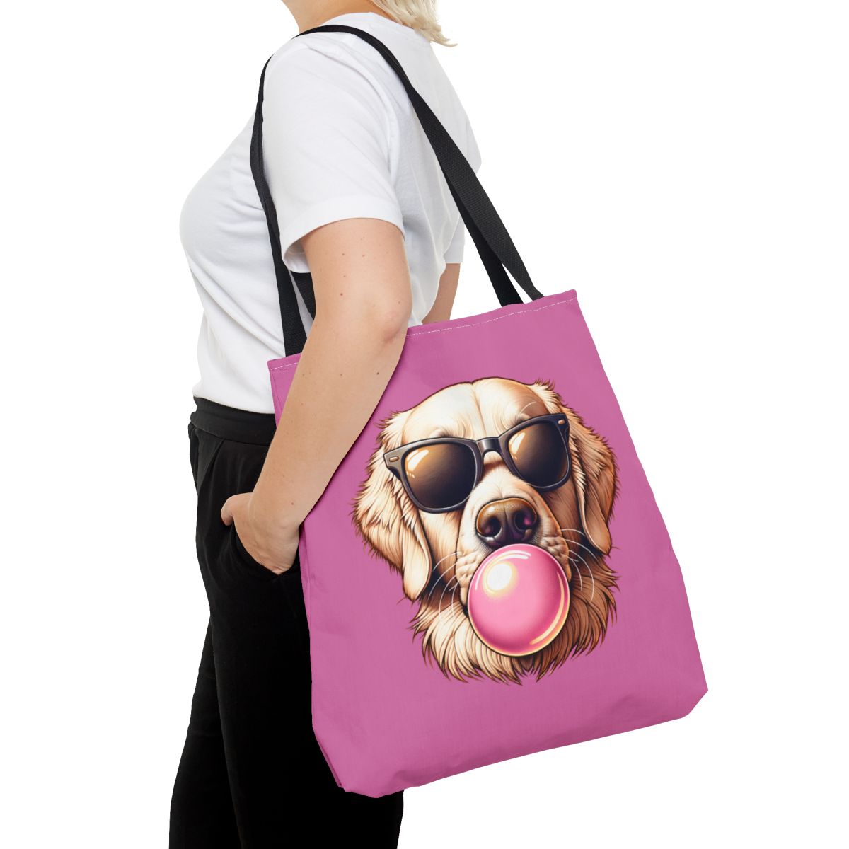 Golden-with-Gum-white-Tote Bag
