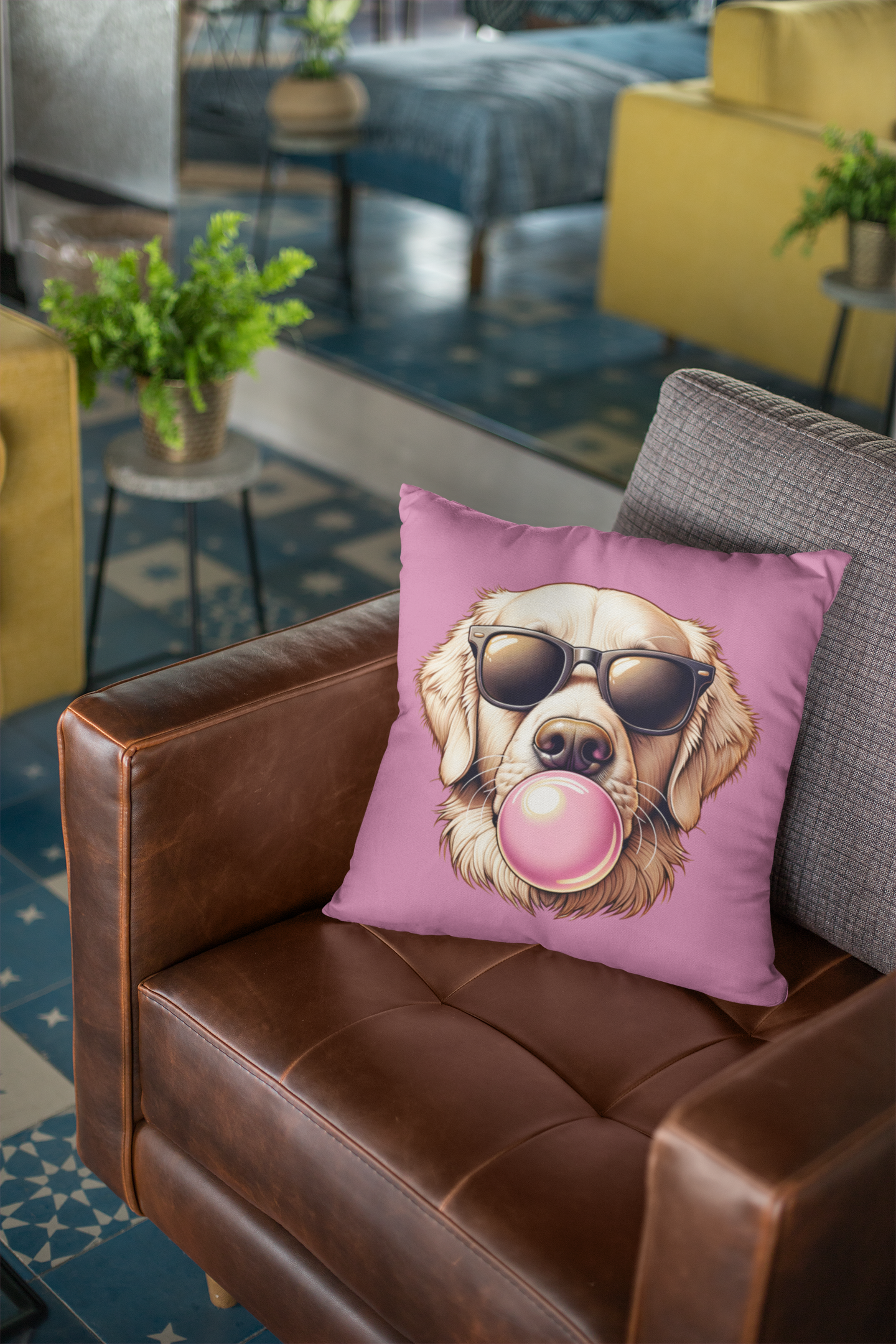 Golden-with-Gum-white-pillow