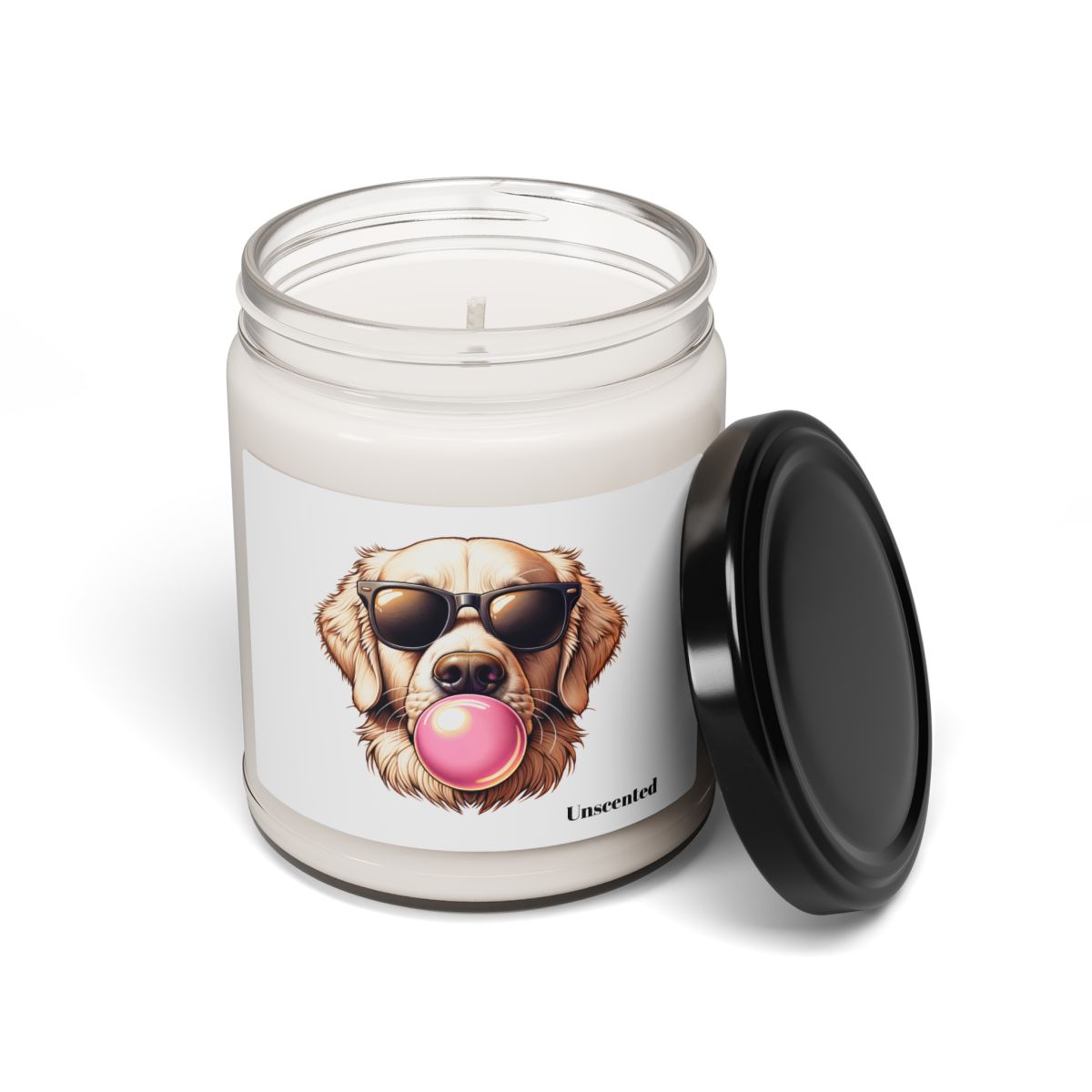 Golden-with-Gum-Scented Soy Candle, 9oz