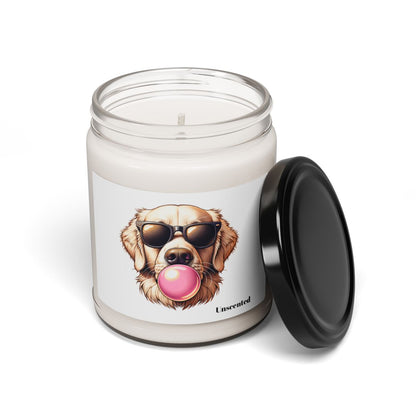 Golden-with-Gum-Scented Soy Candle, 9oz