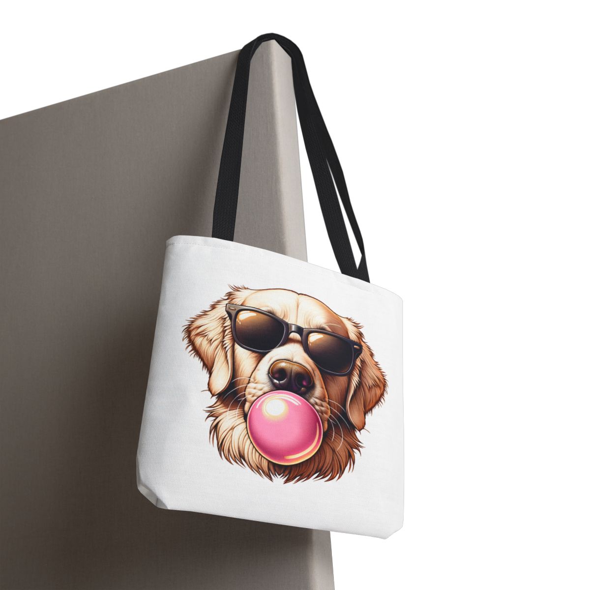 Golden-with-Gum-white-Tote Bag