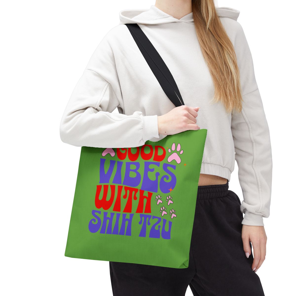 Good Vibes With Shih Tzu Tote Bag - Cute & Practical Gift for Dog Lovers