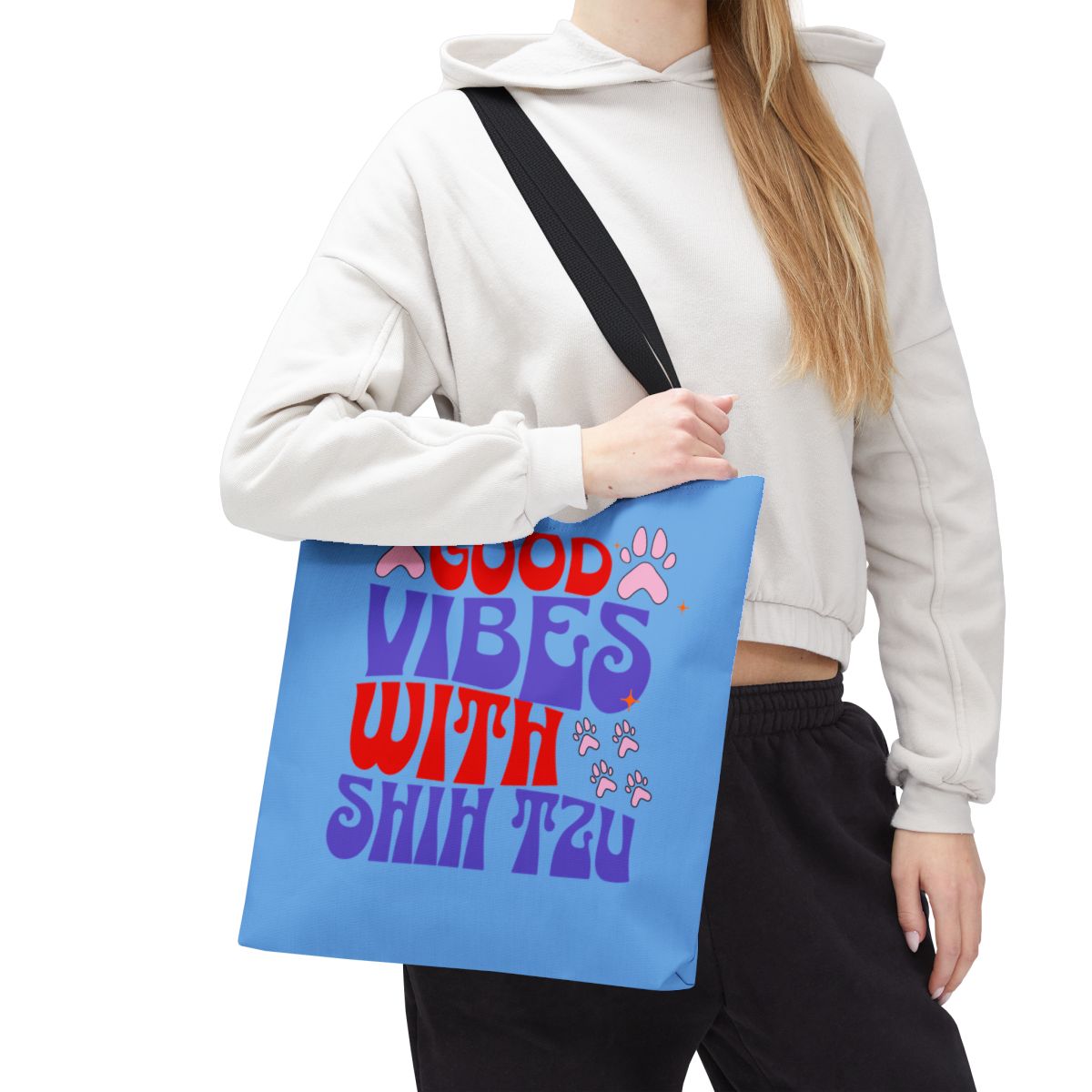 Good Vibes With Shih Tzu Tote Bag - Cute & Practical Gift for Dog Lovers