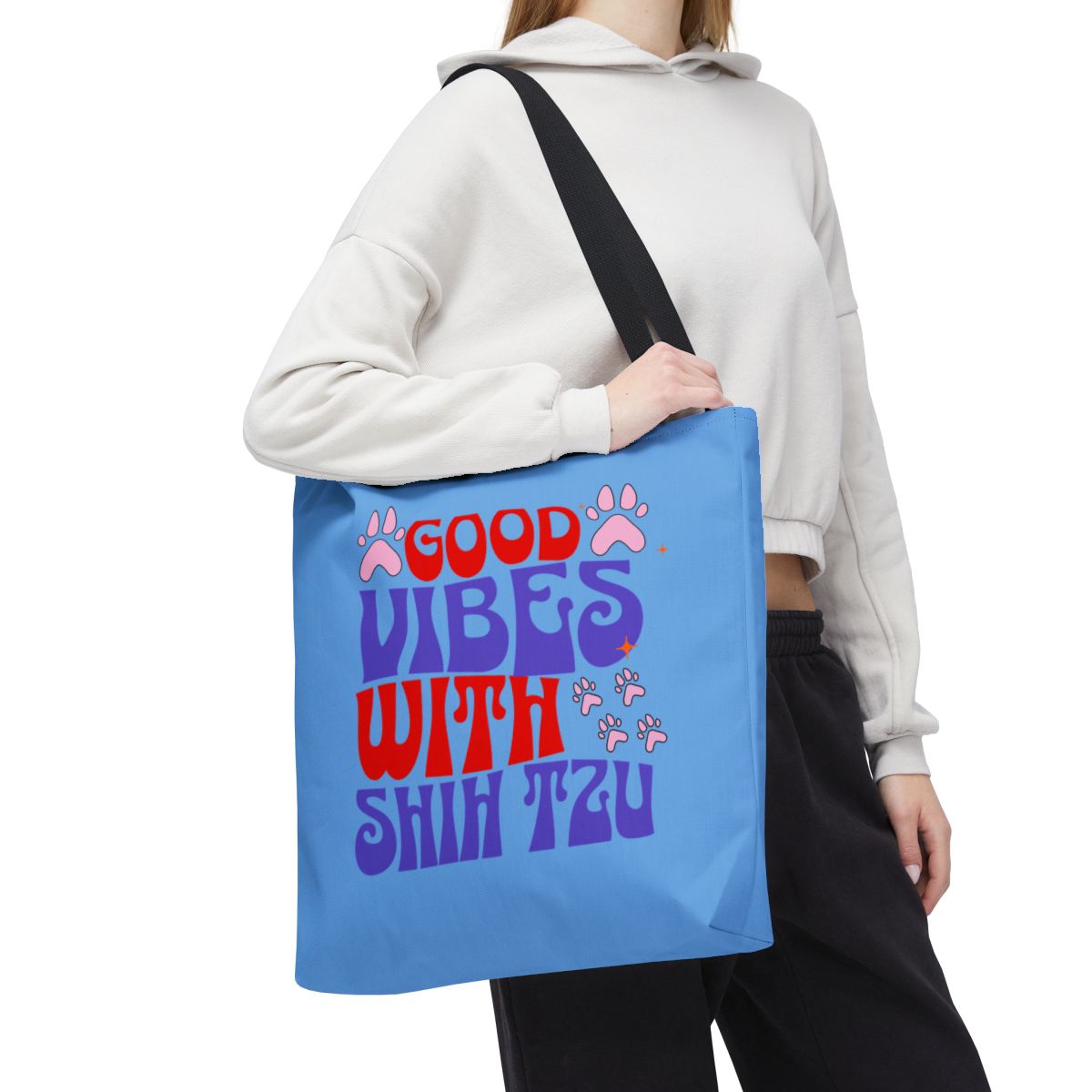 Good Vibes With Shih Tzu Tote Bag - Cute & Practical Gift for Dog Lovers