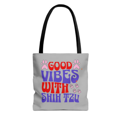 Good Vibes With Shih Tzu Tote Bag - Cute & Practical Gift for Dog Lovers