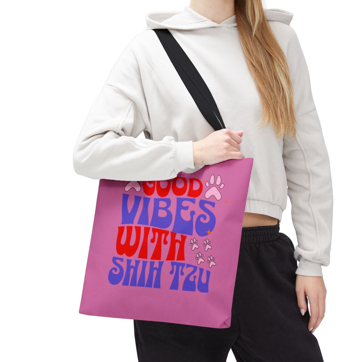 Good Vibes With Shih Tzu Tote Bag - Cute & Practical Gift for Dog Lovers