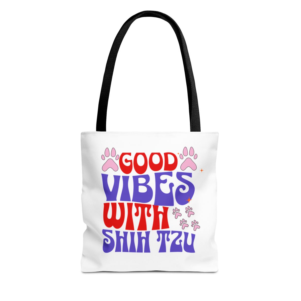 Good Vibes With Shih Tzu Tote Bag - Cute & Practical Gift for Dog Lovers