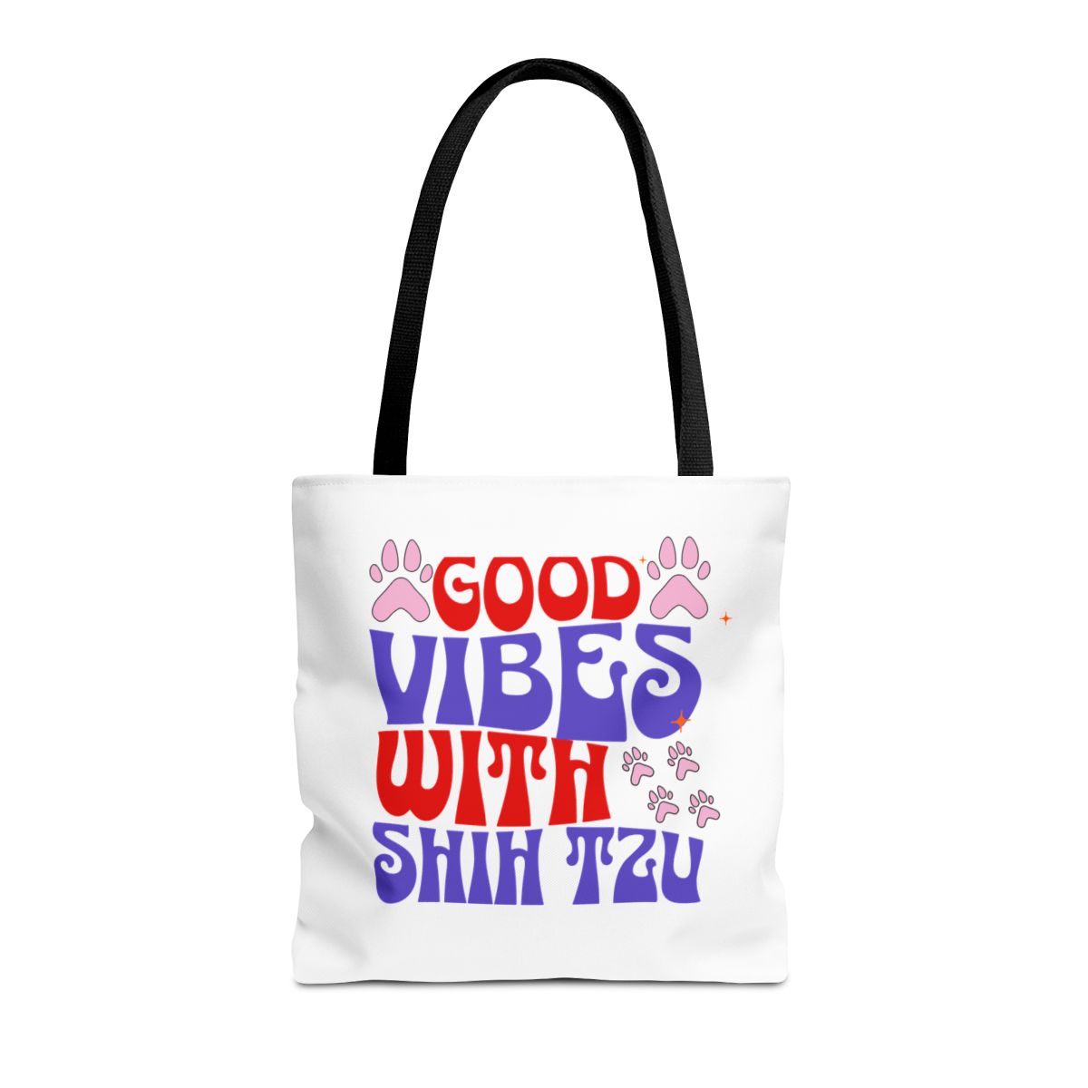 Good Vibes With Shih Tzu Tote Bag - Cute & Practical Gift for Dog Lovers