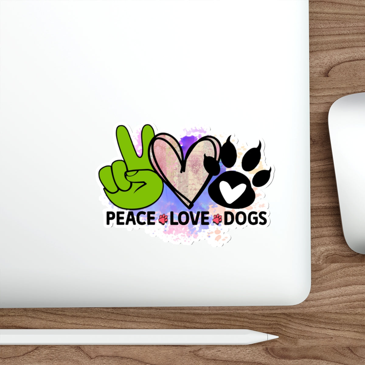 Peace Love Dogs Stickers – Cute Gift for Dog Lovers & Pet Owners