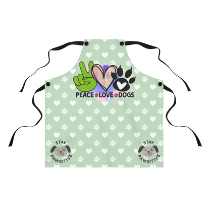 Peace Love Dogs Apron – Cute & Practical Gift for Dog Lover