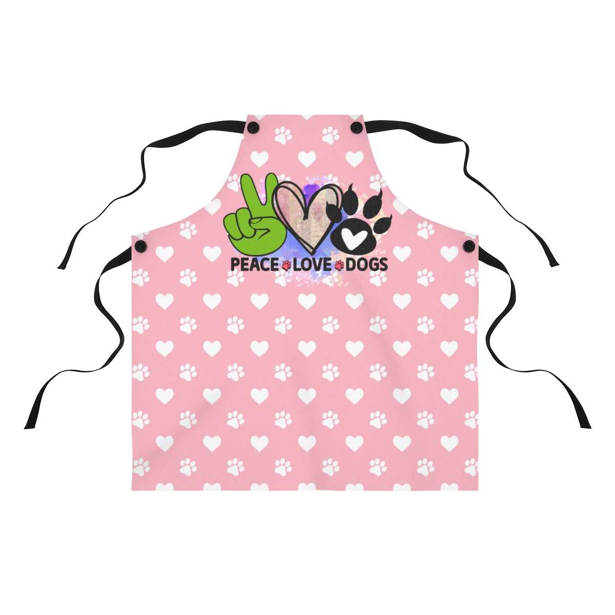 Peace Love Dogs Apron – Cute & Practical Gift for Dog Lover