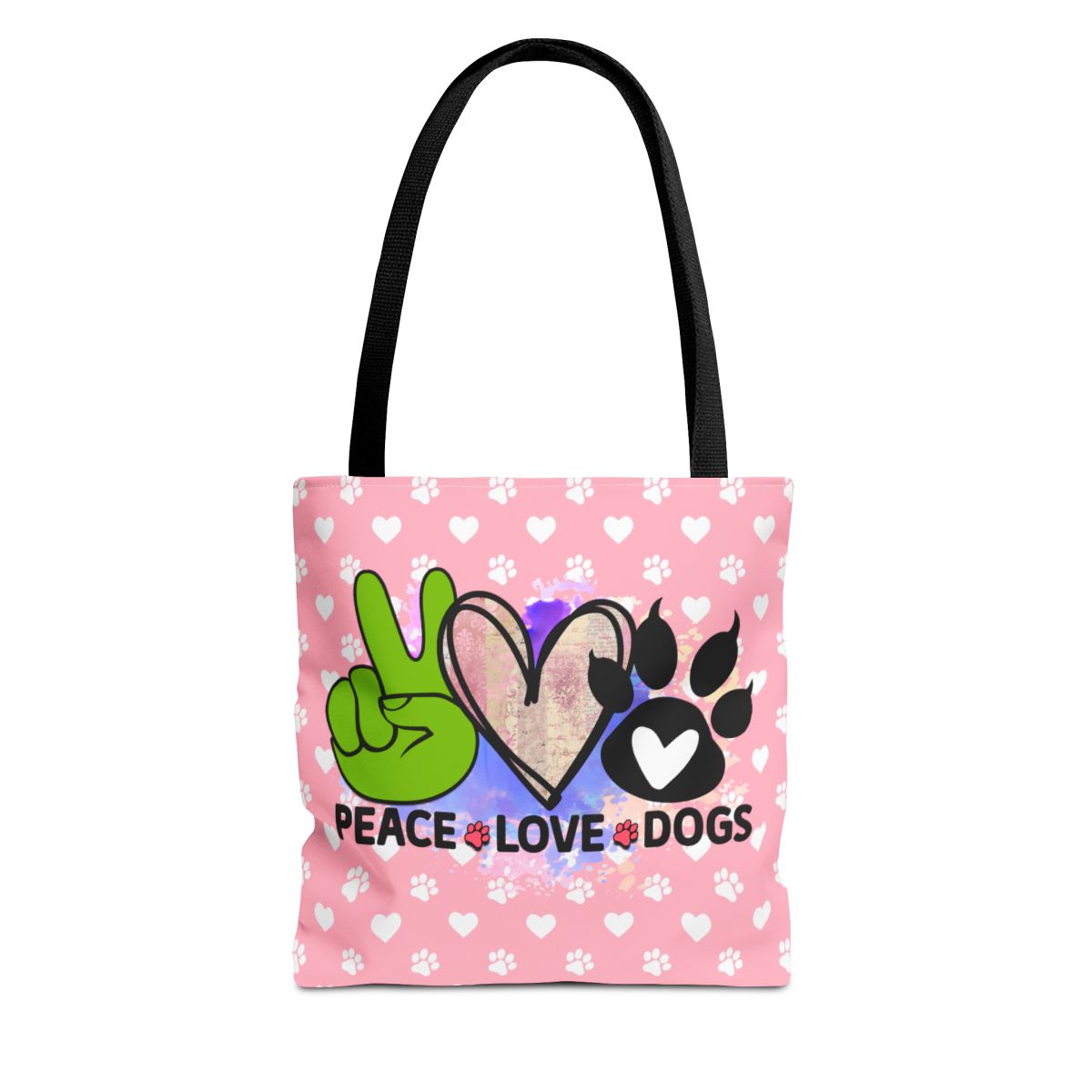 Peace Love Dogs Tote Bag – Stylish, Durable & Perfect for Dog Lovers