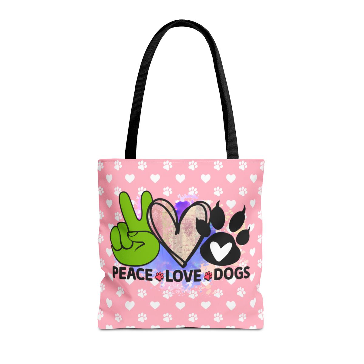 Peace Love Dogs Tote Bag – Stylish, Durable & Perfect for Dog Lovers