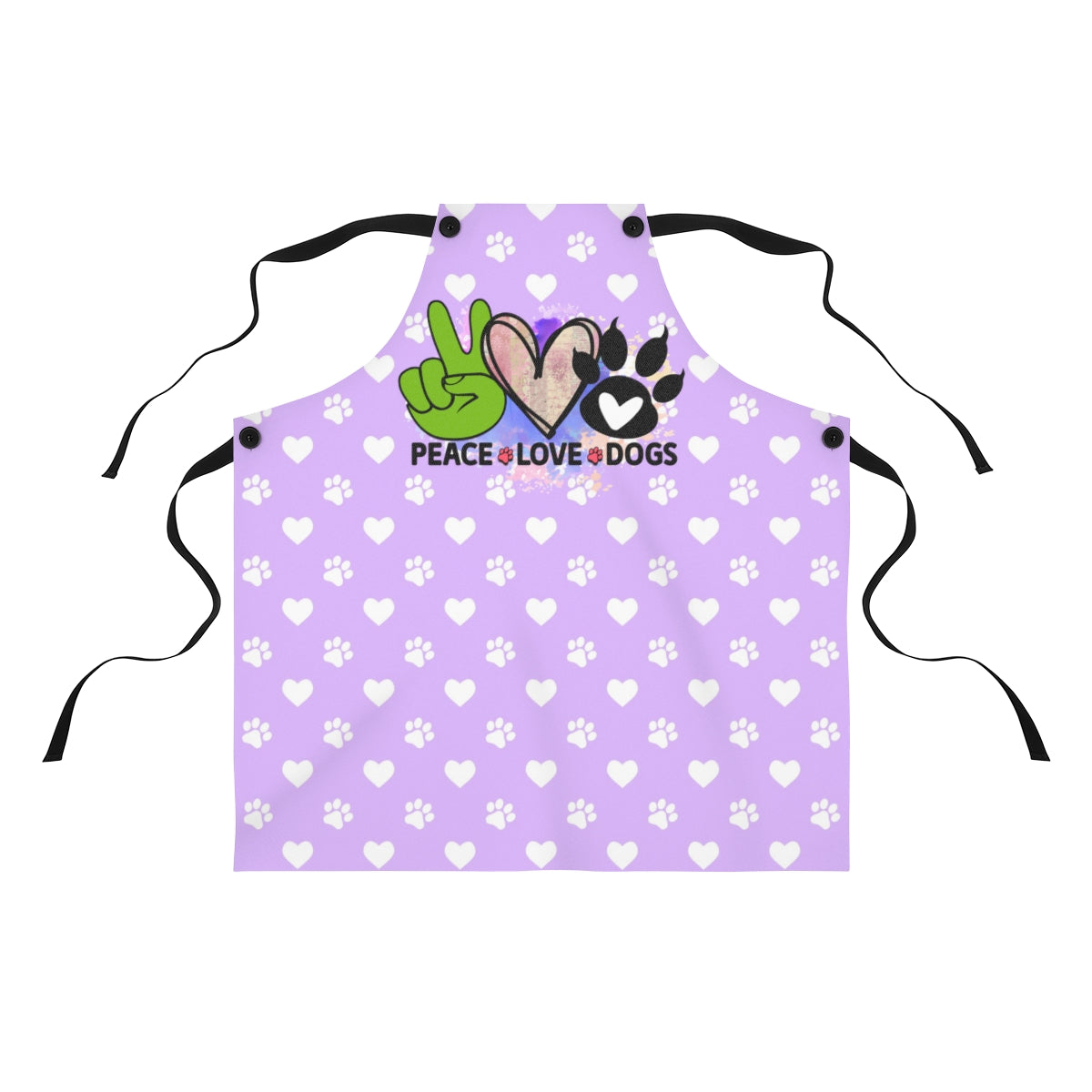 Peace Love Dogs Apron – Cute & Practical Gift for Dog Lover