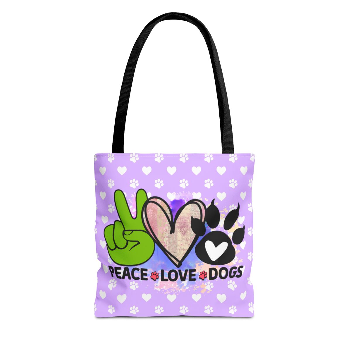 Peace Love Dogs Tote Bag – Stylish, Durable & Perfect for Dog Lovers