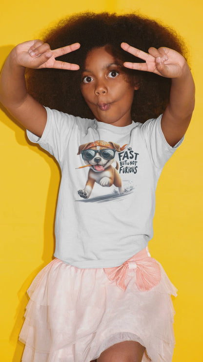 Fast But Not Furious Youth T-Shirt – Fun Graphic Tee for Kids