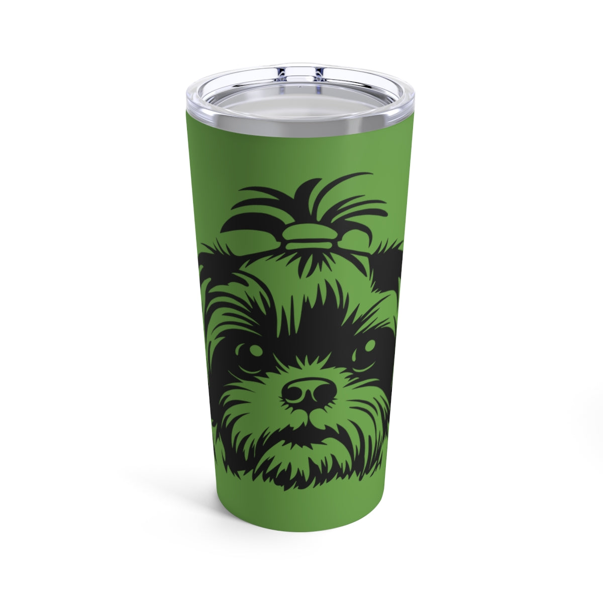 Shih-Tzu-Black-and-White-white-Tumbler 20oz - Shih Tzu Gifts