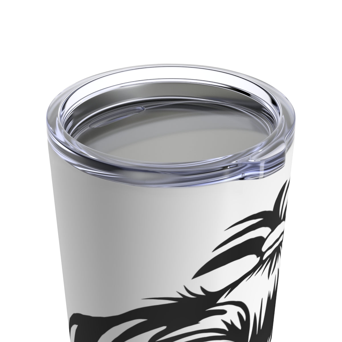 Shih-Tzu-Black-and-White-white-Tumbler 20oz - Shih Tzu Gifts