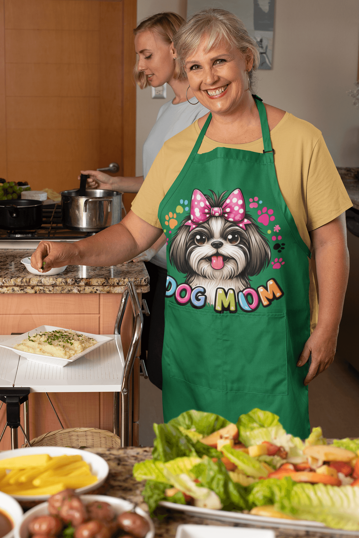 Shih Tzu Dog Mom Apron - Shih Tzu Gifts