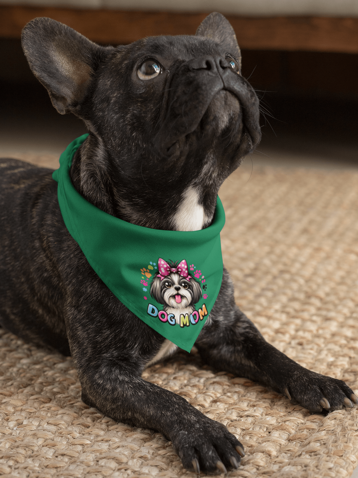 Shih Tzu Dog Mom Pet Bandana - Shih Tzu Gifts