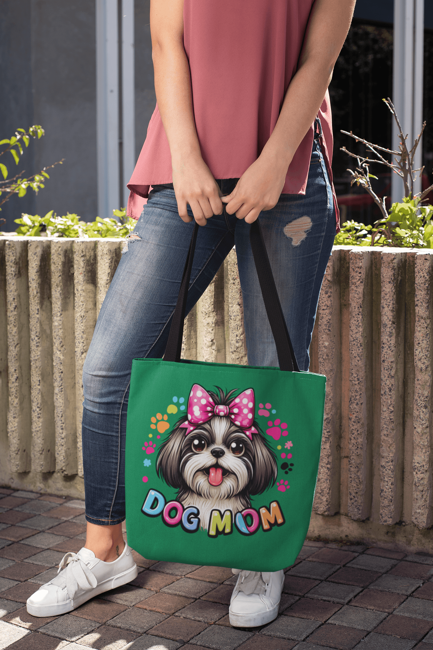 Shih Tzu Dog Mom Tote Bag - Shih Tzu Gifts