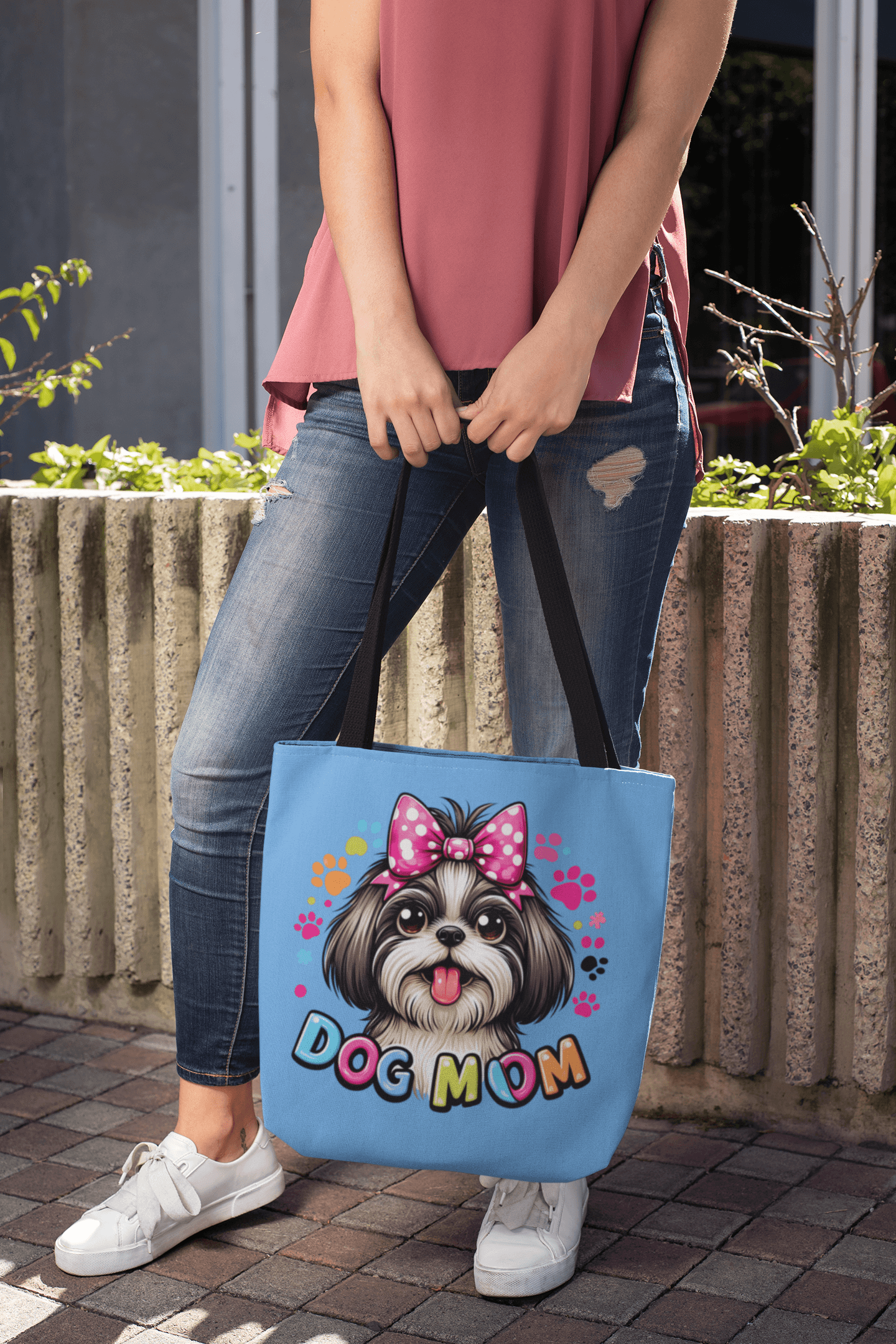 Shih Tzu Dog Mom Tote Bag - Shih Tzu Gifts