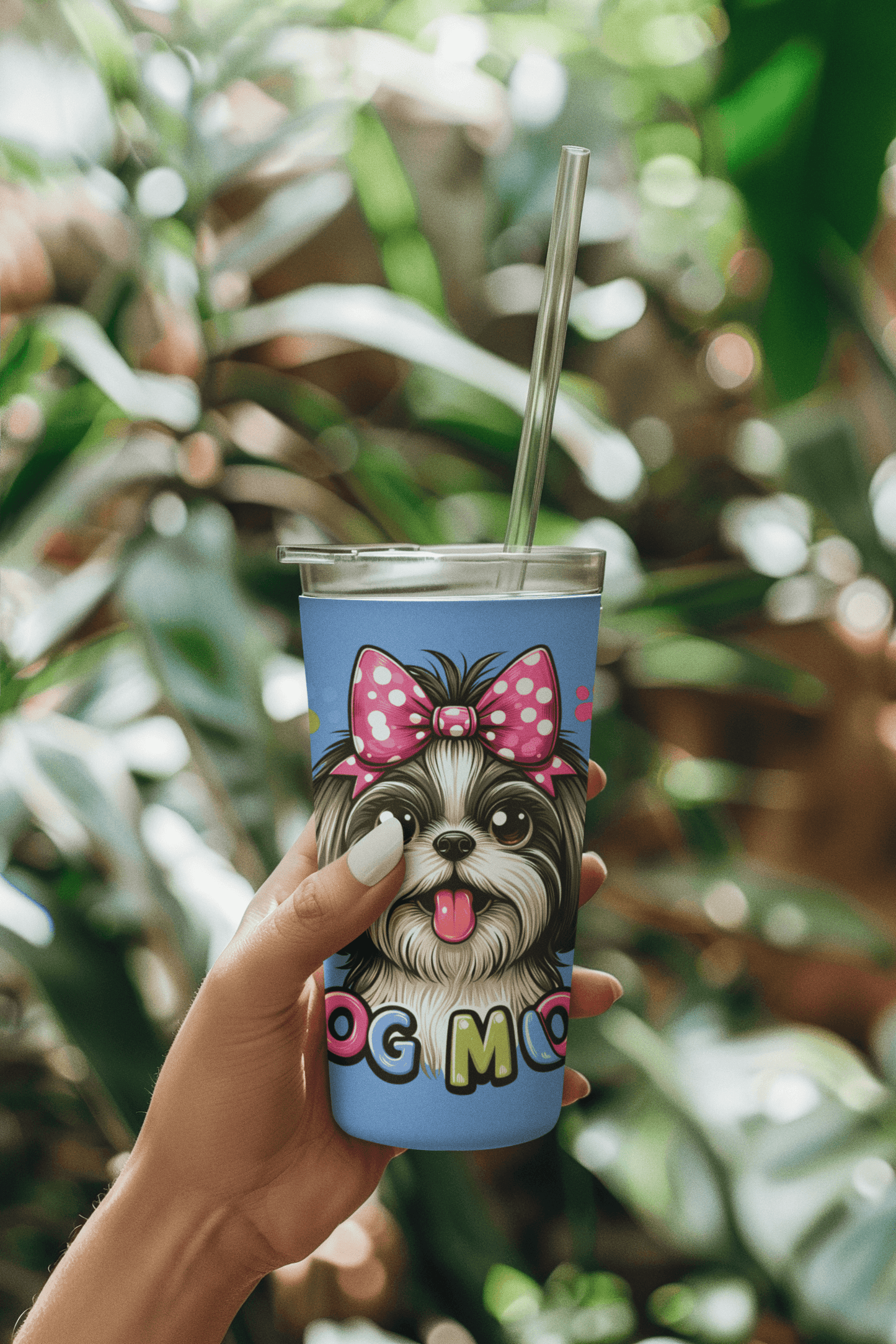 Shih Tzu Dog Mom Tumbler - Shih Tzu Gifts