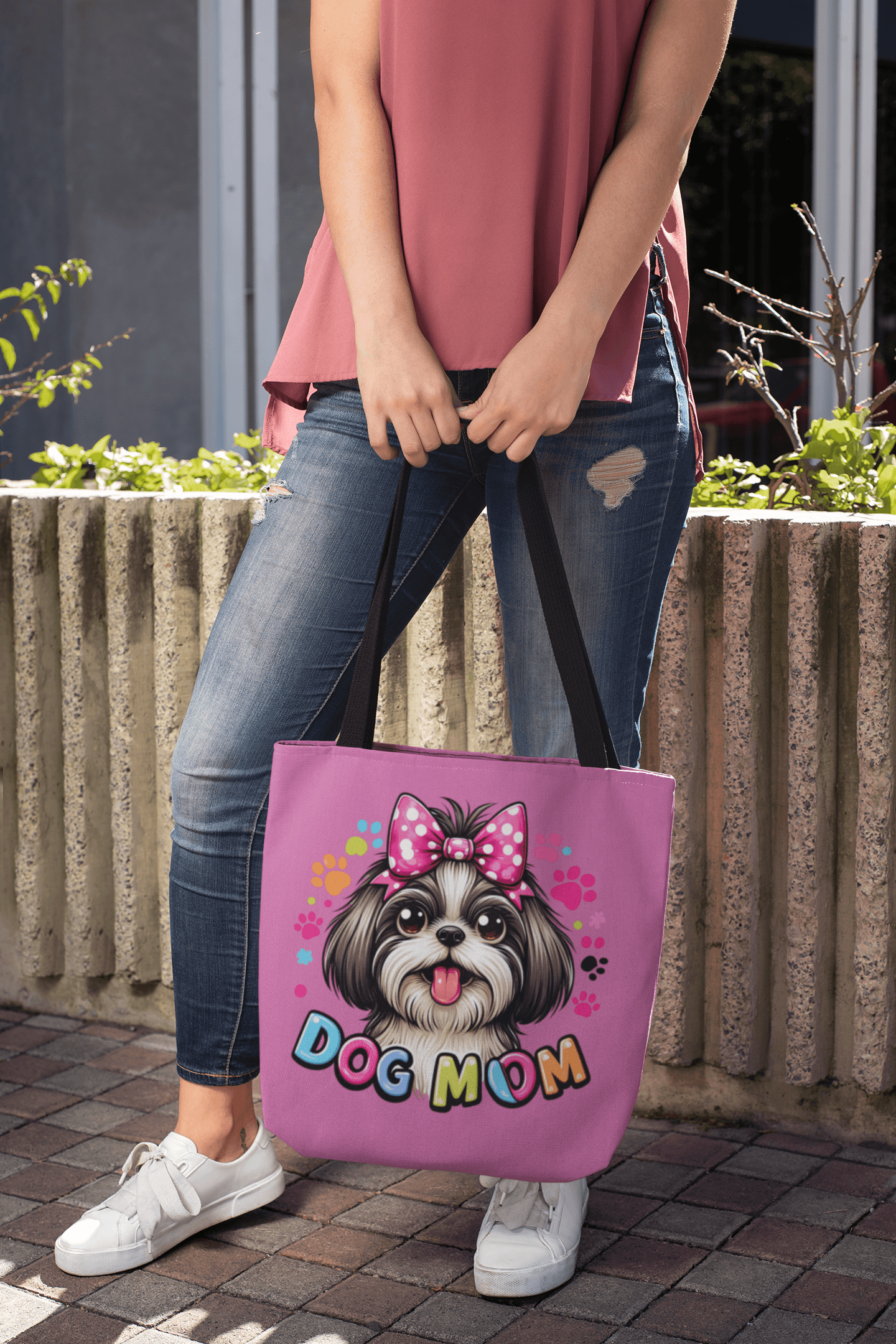 Shih Tzu Dog Mom Tote Bag - Shih Tzu Gifts