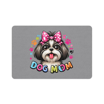 Shih Tzu Dog Mom Pet Food Mat - Shih Tzu Gifts