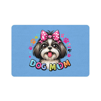 Shih Tzu Dog Mom Pet Food Mat - Shih Tzu Gifts