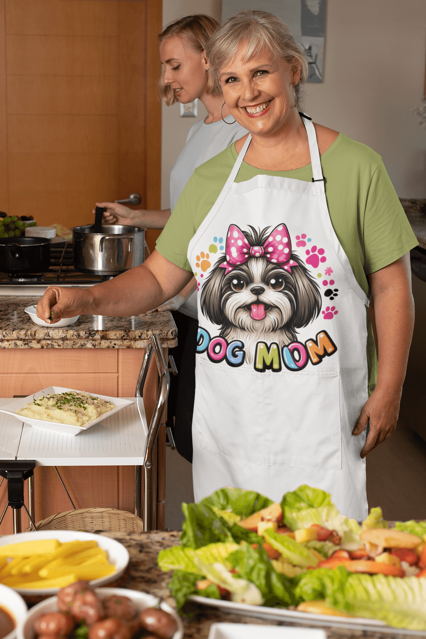 Shih Tzu Dog Mom Apron - Shih Tzu Gifts