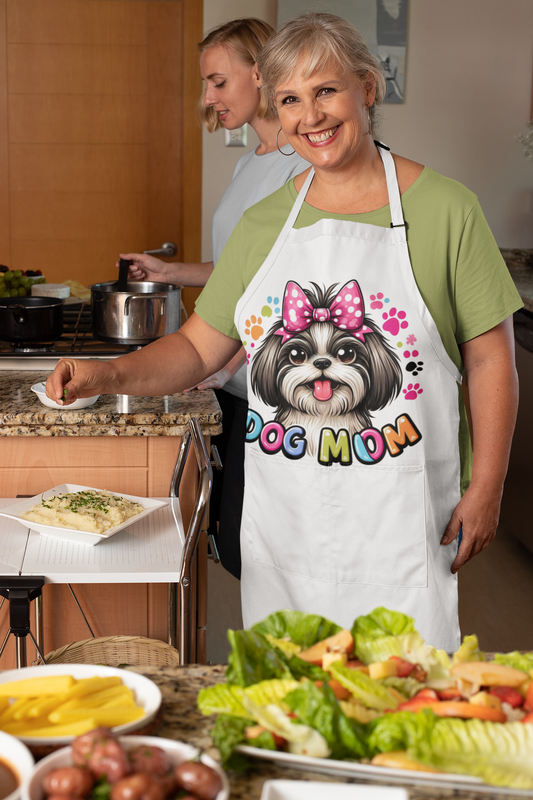 Shih Tzu Dog Mom Apron - Shih Tzu Gifts