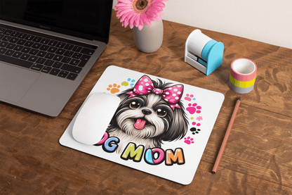 Shih Tzu Dog Mom Mouse Pad - Shih Tzu Gifts