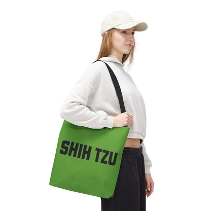 Shih Tzu Text Tote Bag - Stylish & Durable Gift for Shih Tzu Lovers