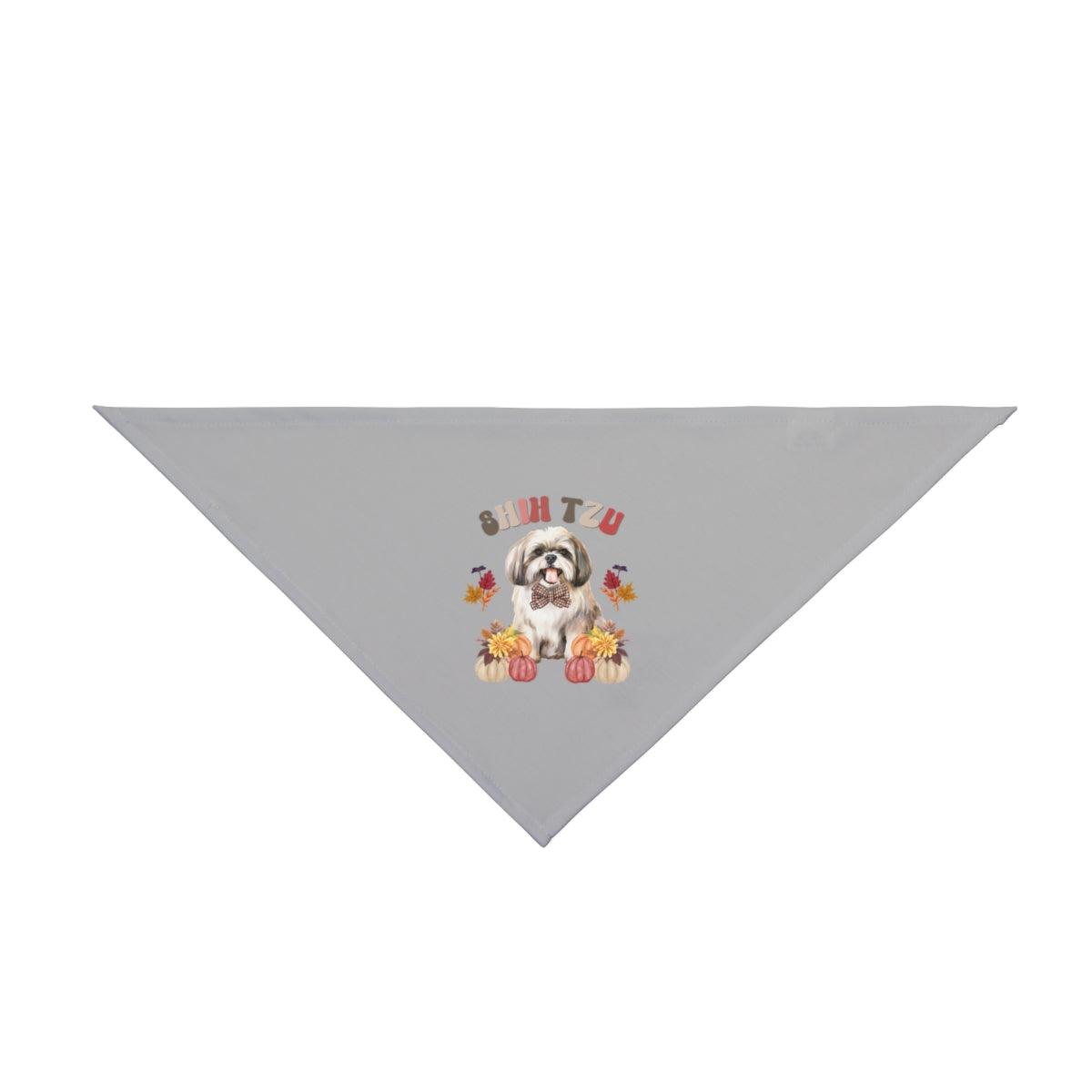 Shih Tzu In Fall Pet Bandana - Shih Tzu Gifts