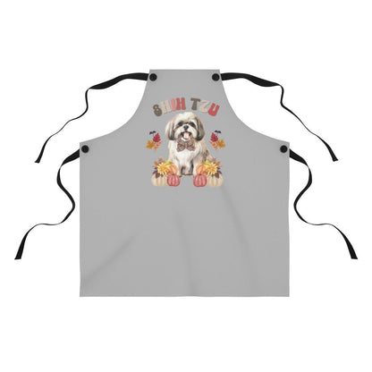 Shih Tzu In Fall Apron - Shih Tzu Gifts