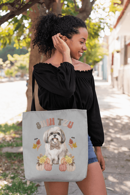 Shih Tzu In Fall Tote Bag - Shih Tzu Gifts